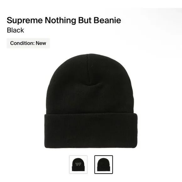 Supreme Nothing But Beanie “Black” - Picture 2 of 4